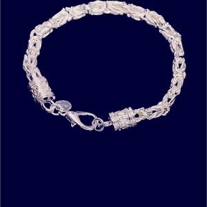925 Sterling Silver Chain for men Exquisite Twisted Bracelet
